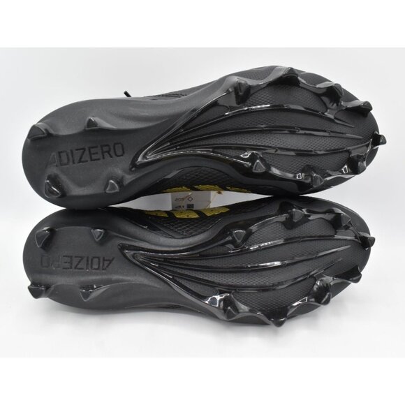 Adidas Mens Size 10 Adizero Impact Core Black Football Cleats Shoes main image 12